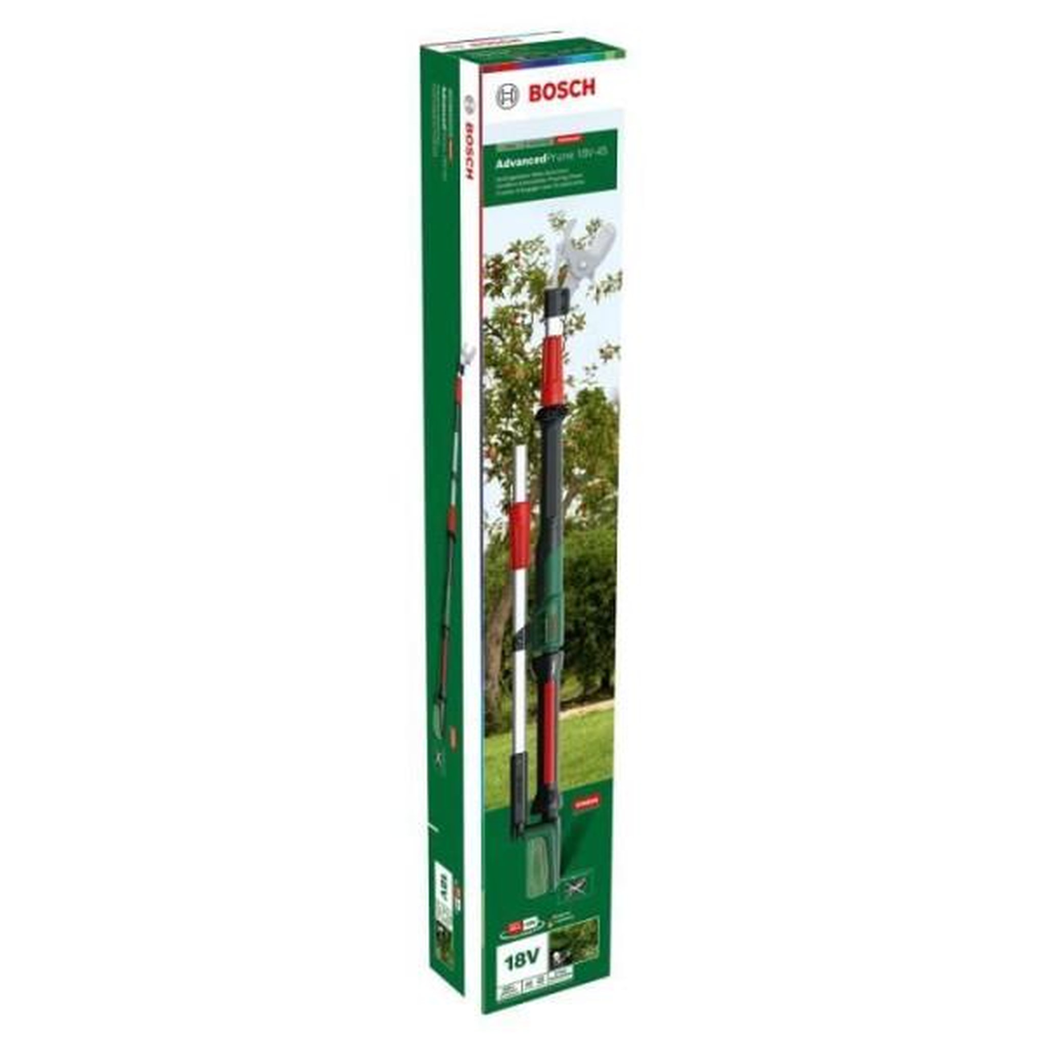Voir la diapositive 2 : BOSCH Elagueur sans fil advancedprune 18v-45