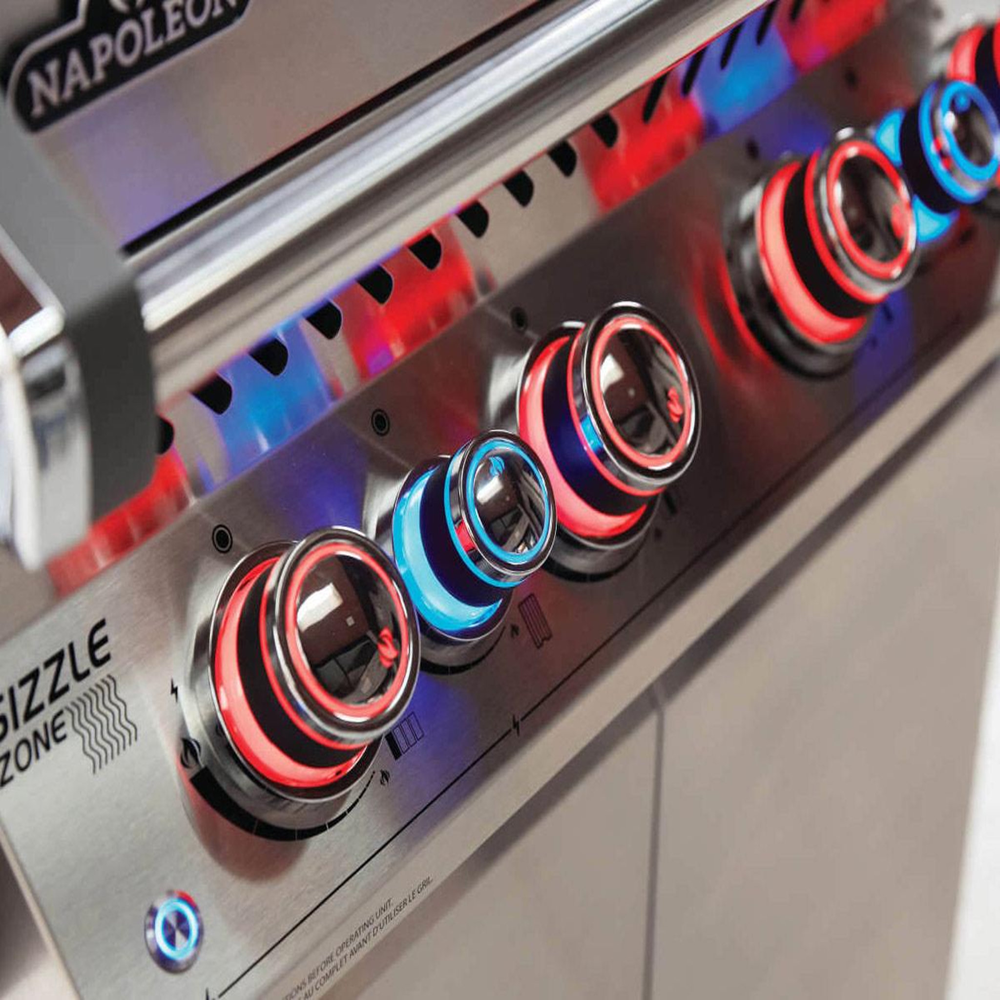 Voir la diapositive 6 : NAPOLEON Barbecue à gaz Prestige Pro 500 SIB inox 4 brûleurs + Sizzle Zone + brûleur arrière - Napoleon