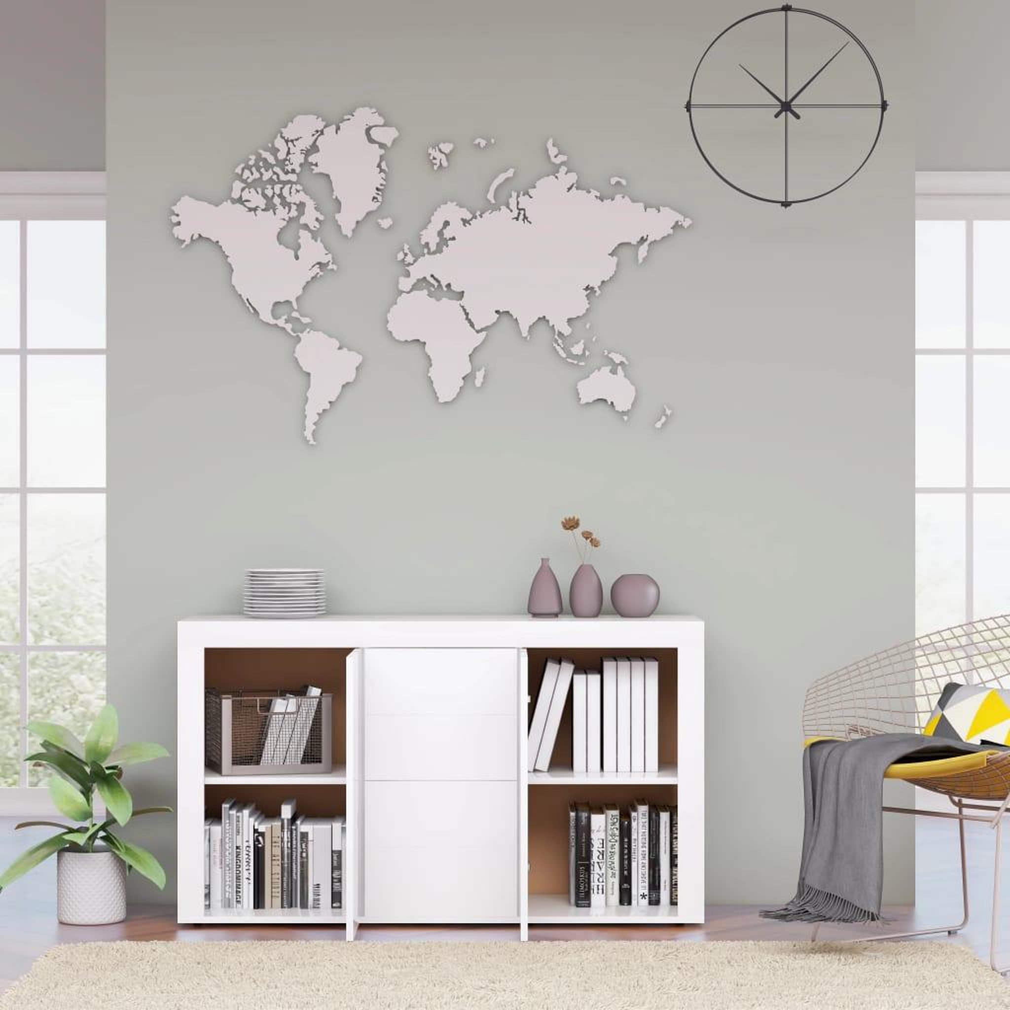 Voir la diapositive 3 : VIDAXL Buffet Blanc brillant 120x36x69 cm Bois d'ingenierie