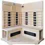 CONCEPT USINE Sauna infrarouge chromothérapie luxe 3/4 places NARVIK