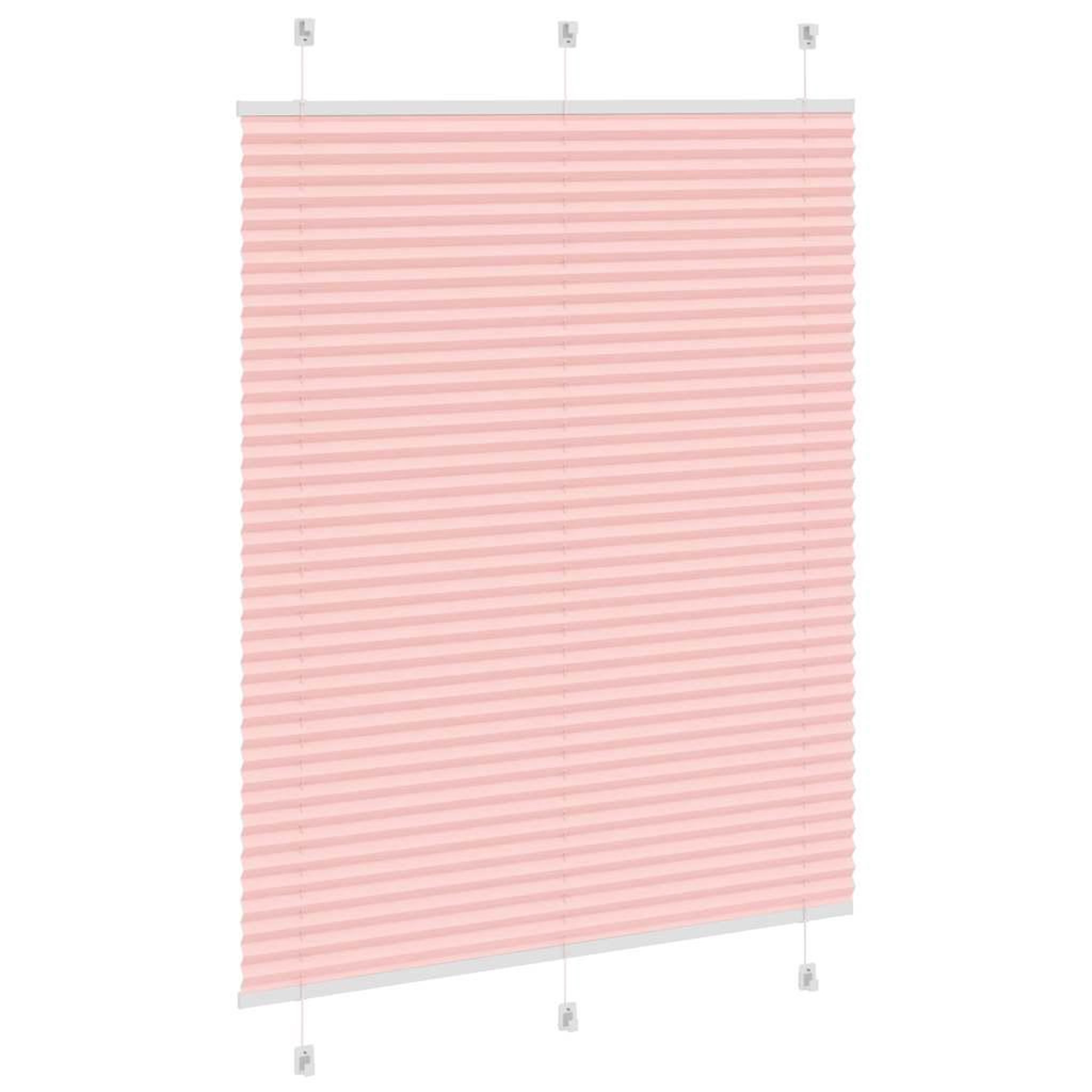 Voir la diapositive 4 : VIDAXL Store plisse rose 105x100 cm largeur du tissu 104,4cm polyester