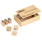 EDUCO Apprendre les mathématiques - tampons de chiffres 0 - 9 - jeu Montessori