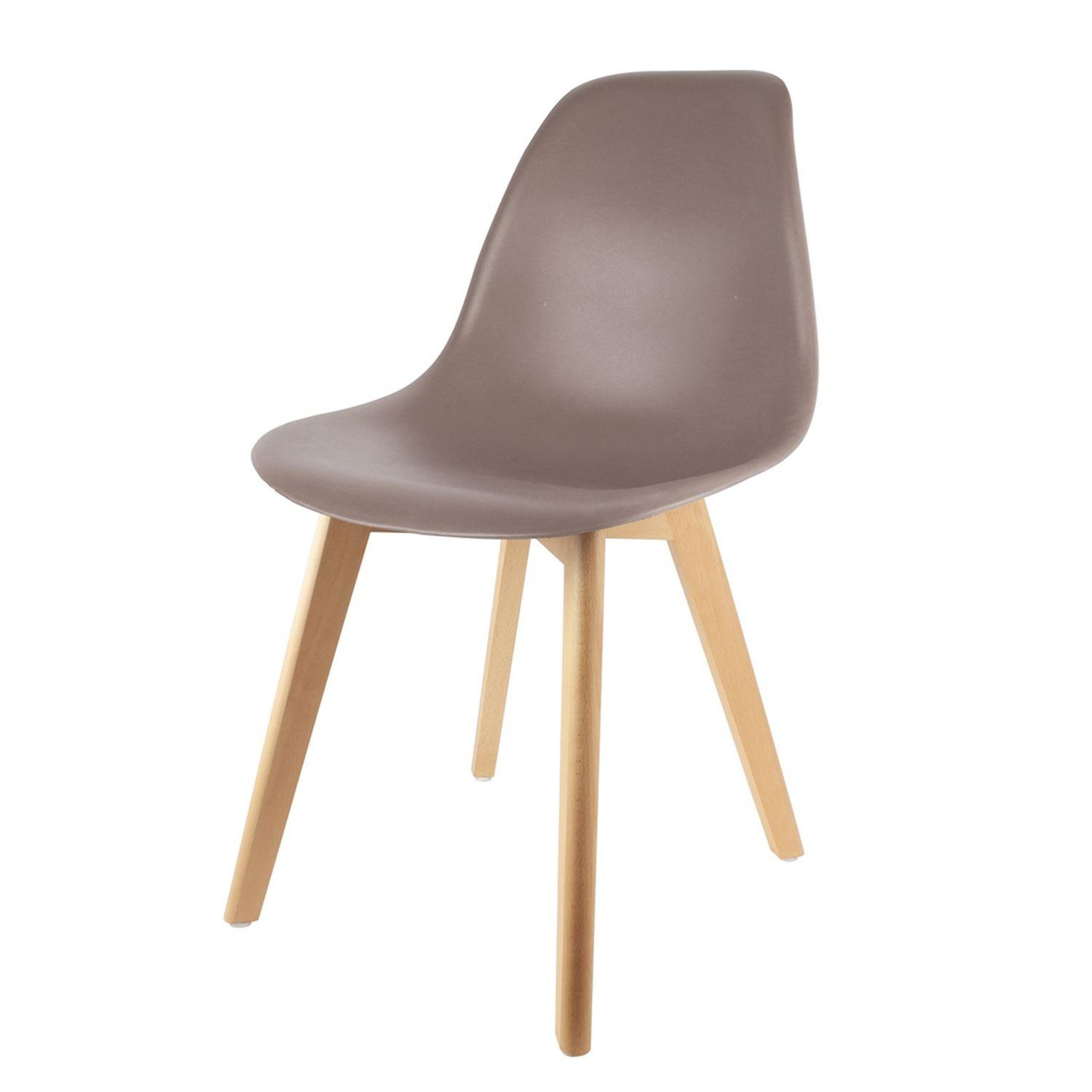 Voir la diapositive 1 : The Home Deco Factory Chaise scandinave Coque - H.83 cm