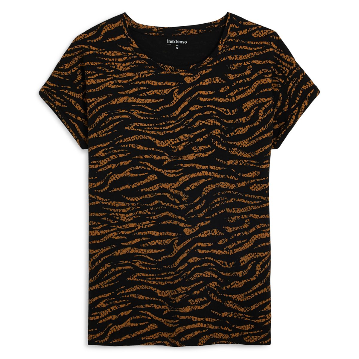 INEXTENSO T-shirt noir femme