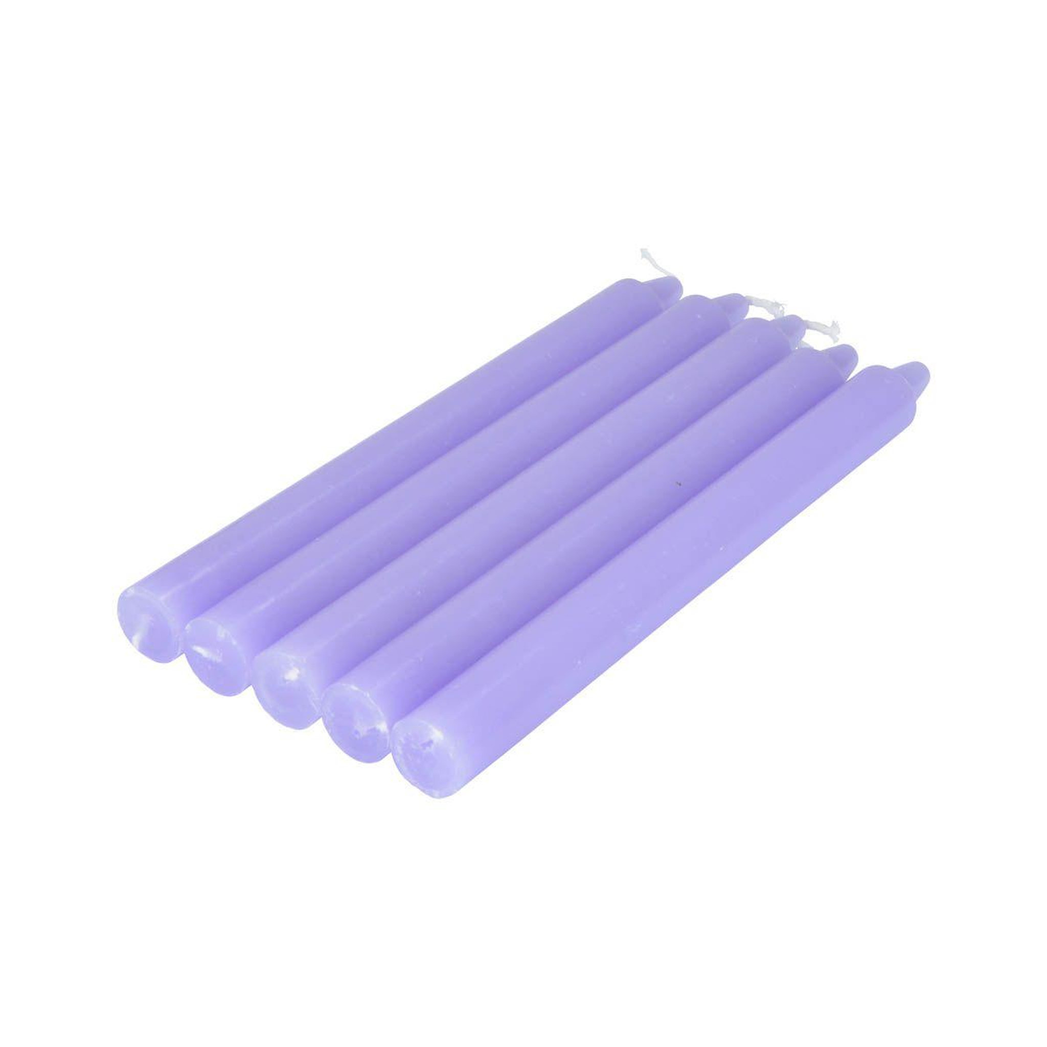 HOMEA Lot de 5 Bougies Chandelier  Essentiel II  19cm Violet