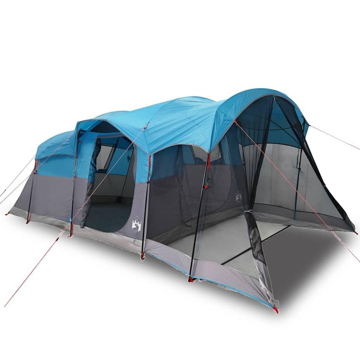 VIDAXL Tente familiale tunnel 8 personnes bleu impermeable