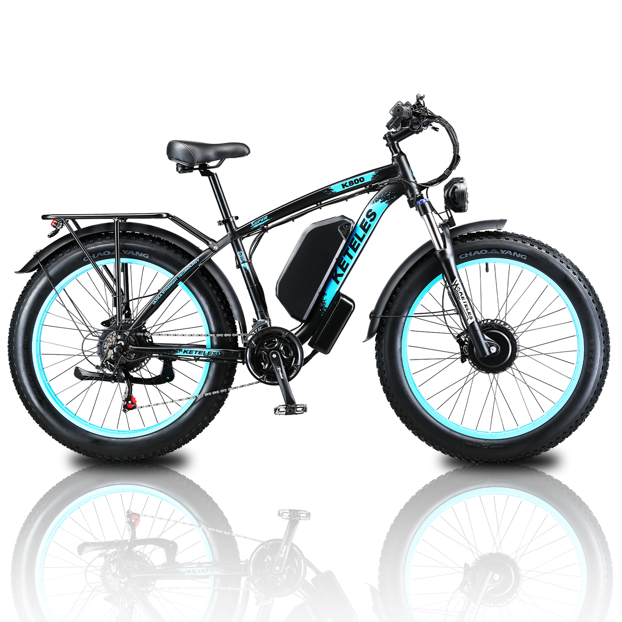 Voir la diapositive 1 : KETELES Vtt électrique keteles k800 à double moteur