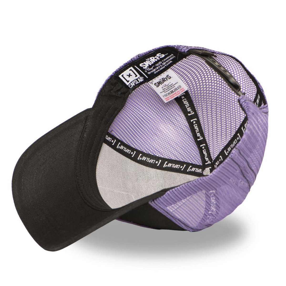 CAPSLAB Casquette trucker avec filet The Smurfs Crazy