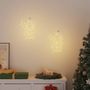 Voir la diapositive 2 : VIDAXL Lumières de Noël silhouette du Père Noël 2 pcs 35 LED