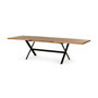 Voir la diapositive 5 : LISA DESIGN Giocoso - table à manger extensible - effet bois et métal - 4 à 10 personnes