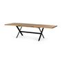 Voir la diapositive 5 : LISA DESIGN Giocoso - table à manger extensible - effet bois et métal - 4 à 10 personnes