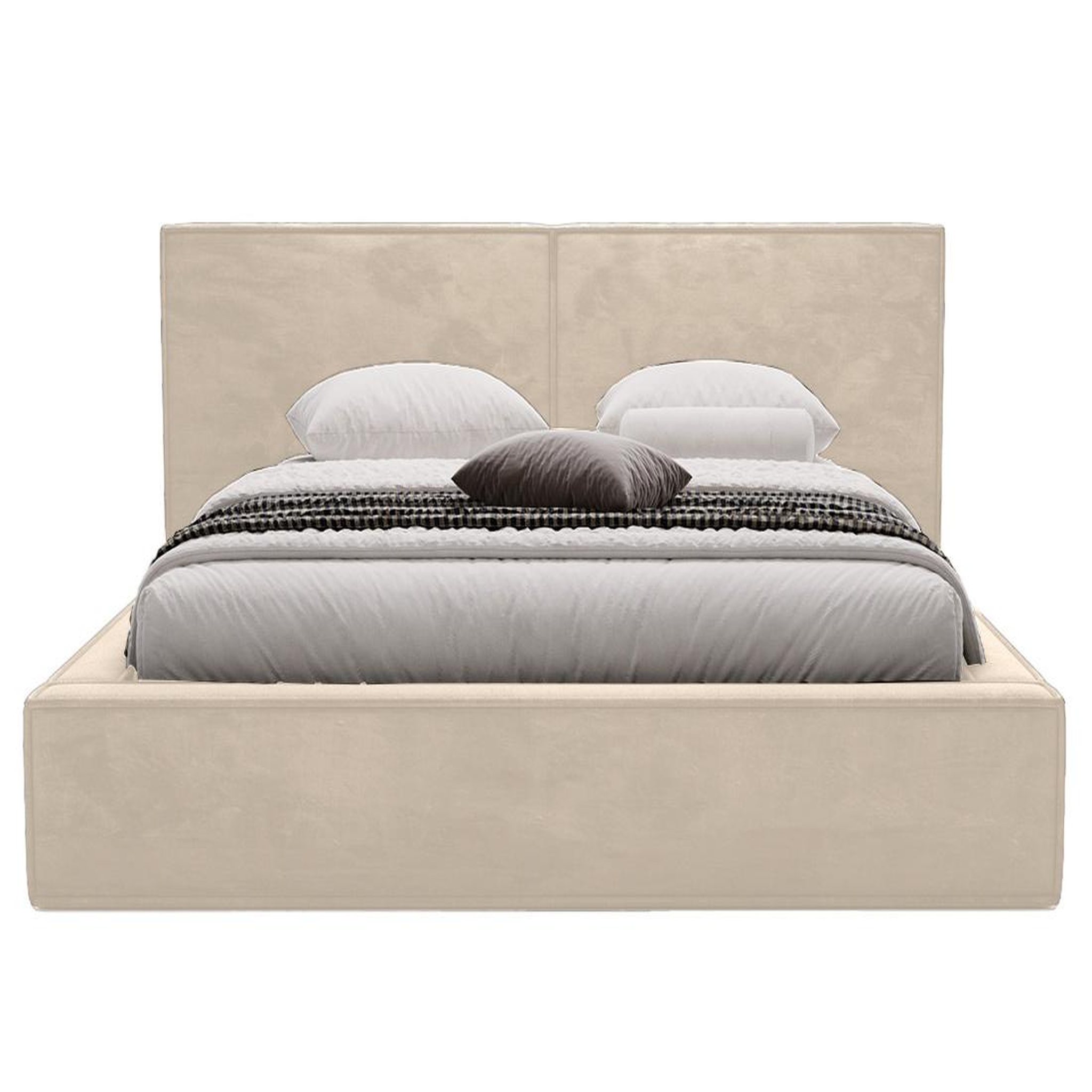 Voir la diapositive 1 : BEST MOBILIER Eros - lit coffre - 180x200 cm - sommier inclus - en velours