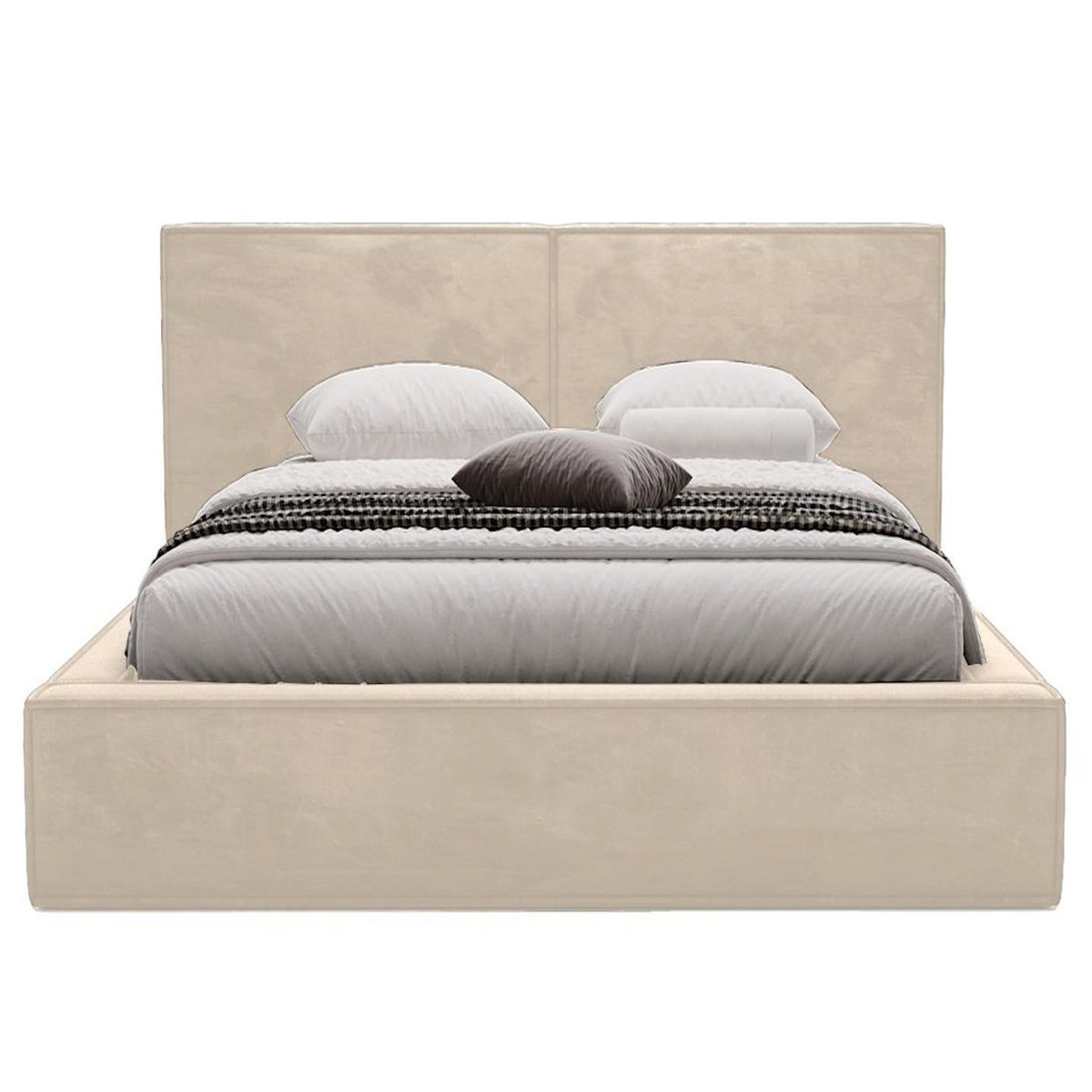 BEST MOBILIER Eros - lit coffre - 180x200 cm - sommier inclus - en velours