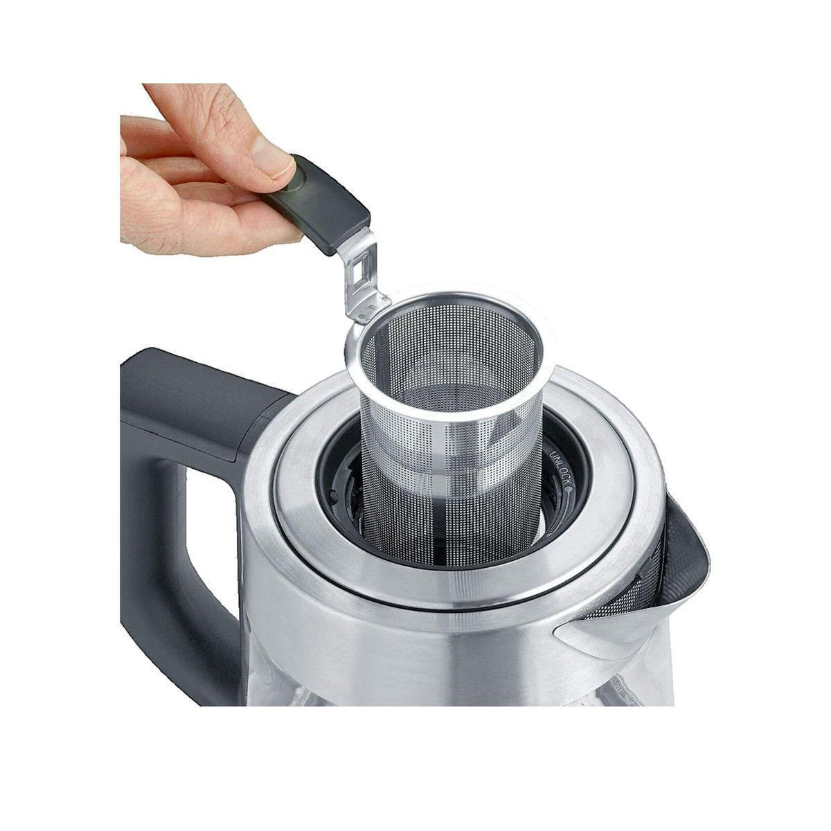 SEVERIN Bouilloire Severin WK 3473 1 litre noir et argent