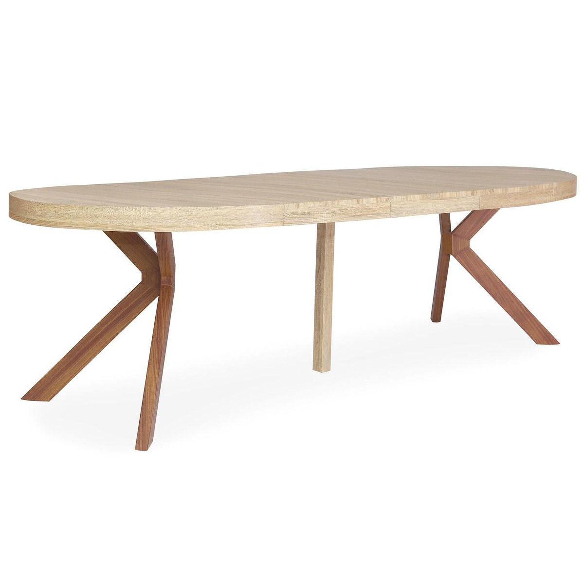 Voir la diapositive 3 : Paris Prix Table ronde extensible  zefane  160-260cm naturel