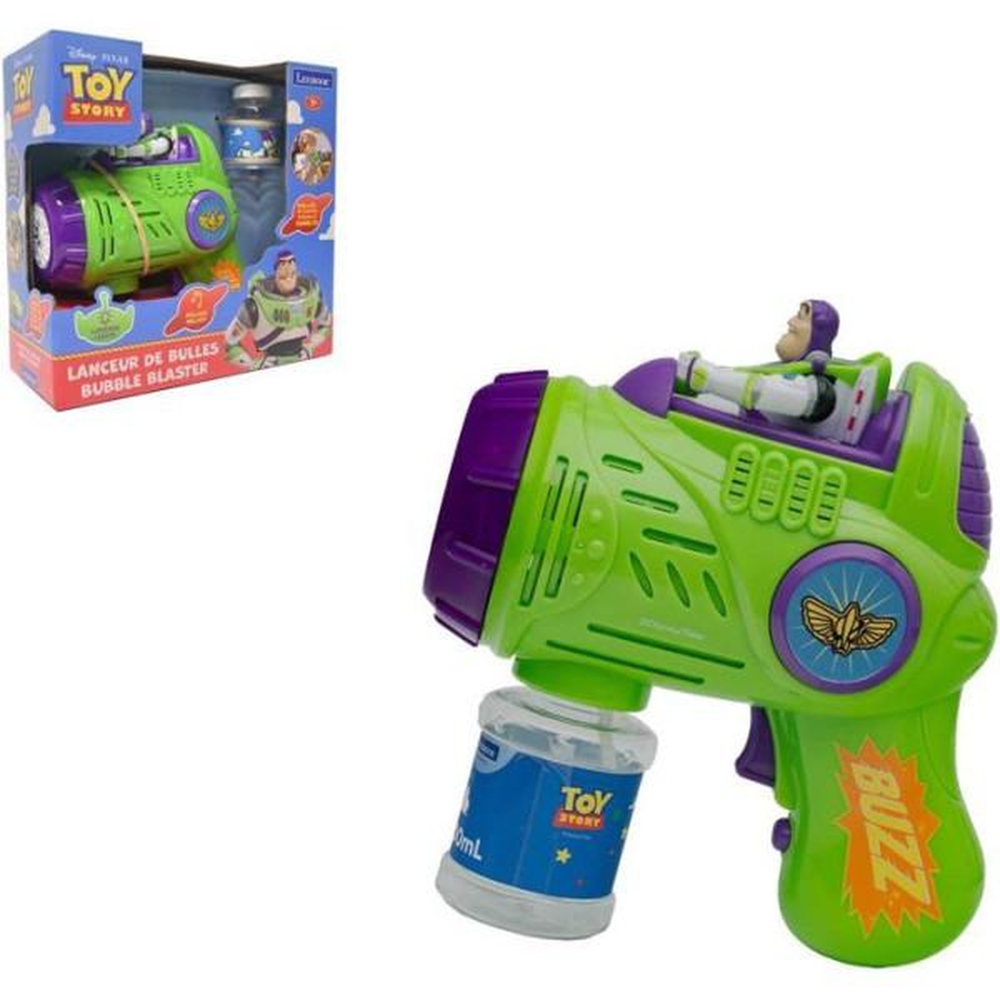 Voir la diapositive 6 : Lexibook Pistolet à Bulles Toy Story avec effets lumineux et sonores