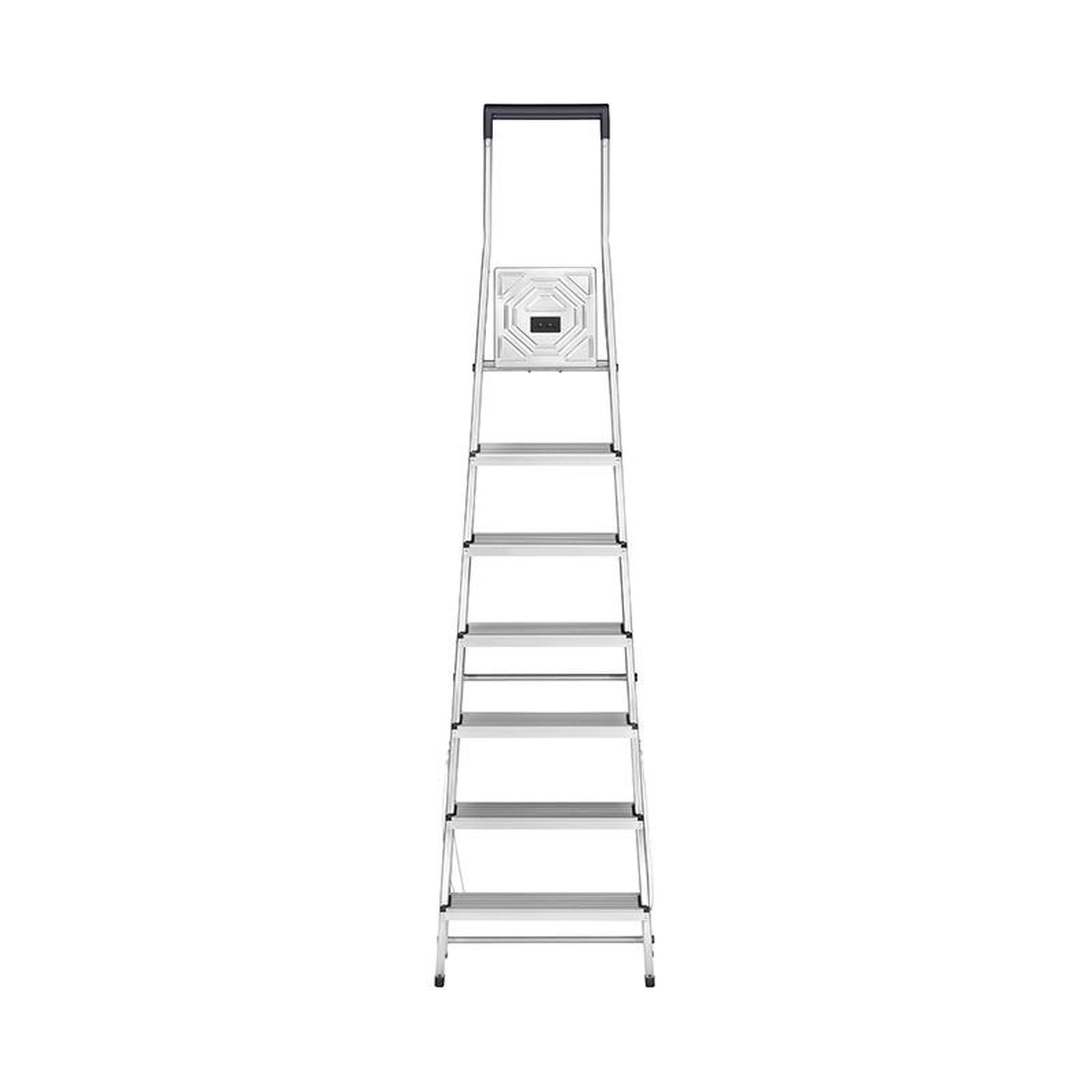 Voir la diapositive 3 : HAILO Escabeau domestique pliable en aluminium 7 marches ultra léger Hailo L40