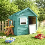 Soulet Cabane de jardin enfant en bois à peindre MARINA