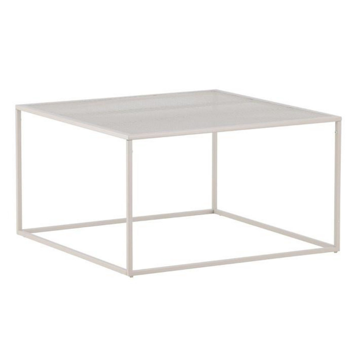 Paris Prix Table Basse en Métal  Netz  80cm Beige