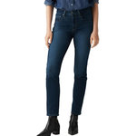 Levi's Jean 724 Bleu Femme Levi's  High Rise Straight Dark In. Coloris disponibles : Bleu