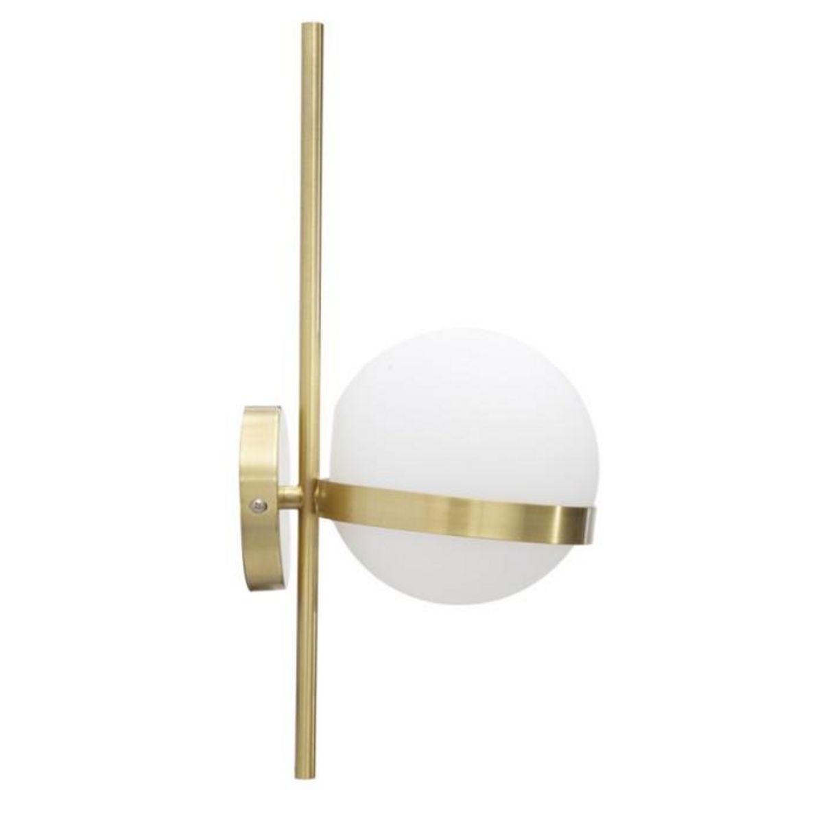 Paris Prix Applique Murale Sphère  Glamy Circle  40cm Blanc & Or