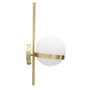 Voir la diapositive 4 : Paris Prix Applique Murale Sphère  Glamy Circle  40cm Blanc & Or
