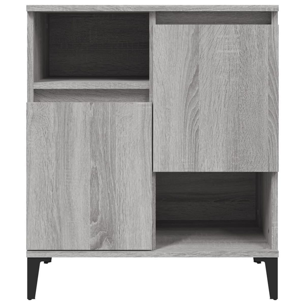 VIDAXL Buffet Sonoma gris 60x35x70 cm Bois d'ingenierie