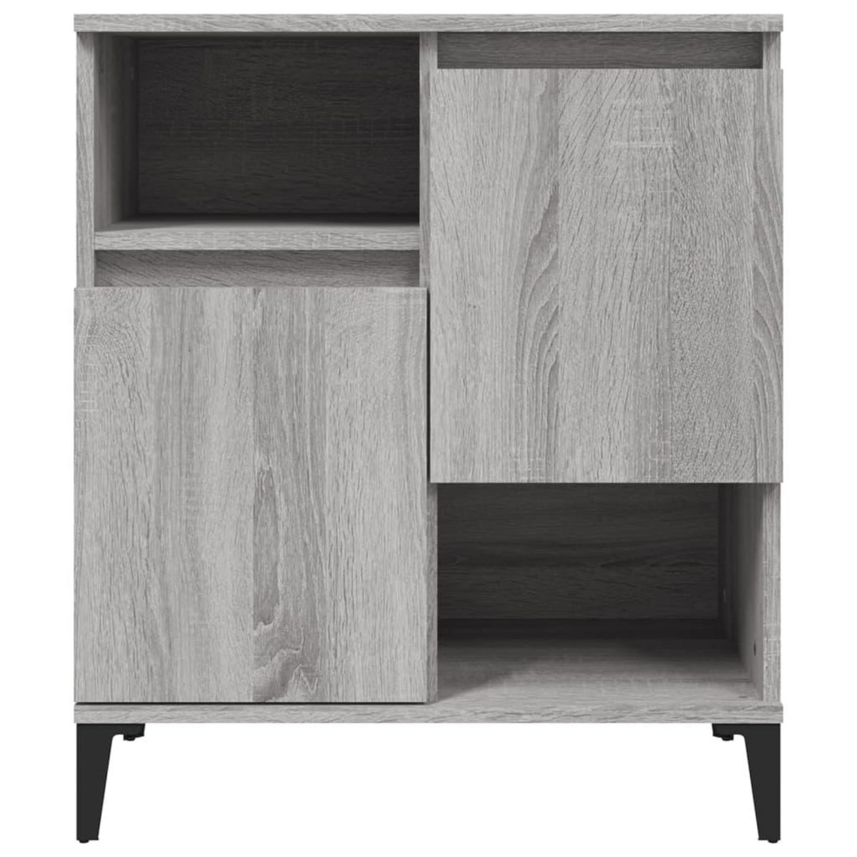 VIDAXL Buffet Sonoma gris 60x35x70 cm Bois d'ingenierie