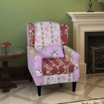 VIDAXL Fauteuil avec design de patchwork Tissu