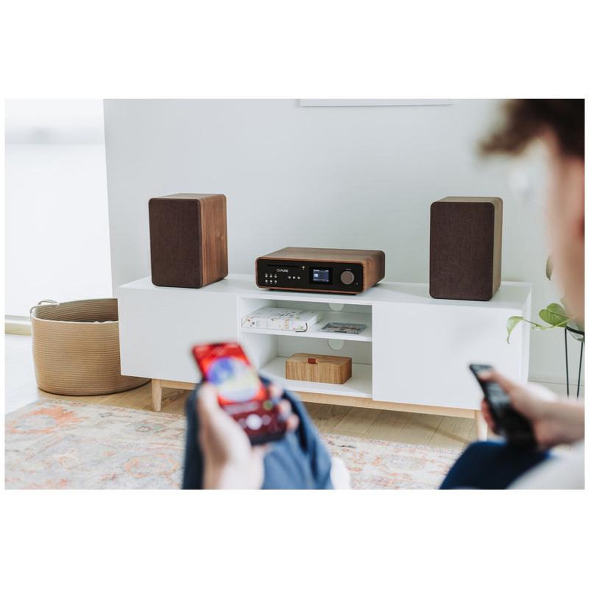 Voir la diapositive 6 : PURE Chaine HiFi Pure Classic Stereo Coffee Black Walnut EU UK