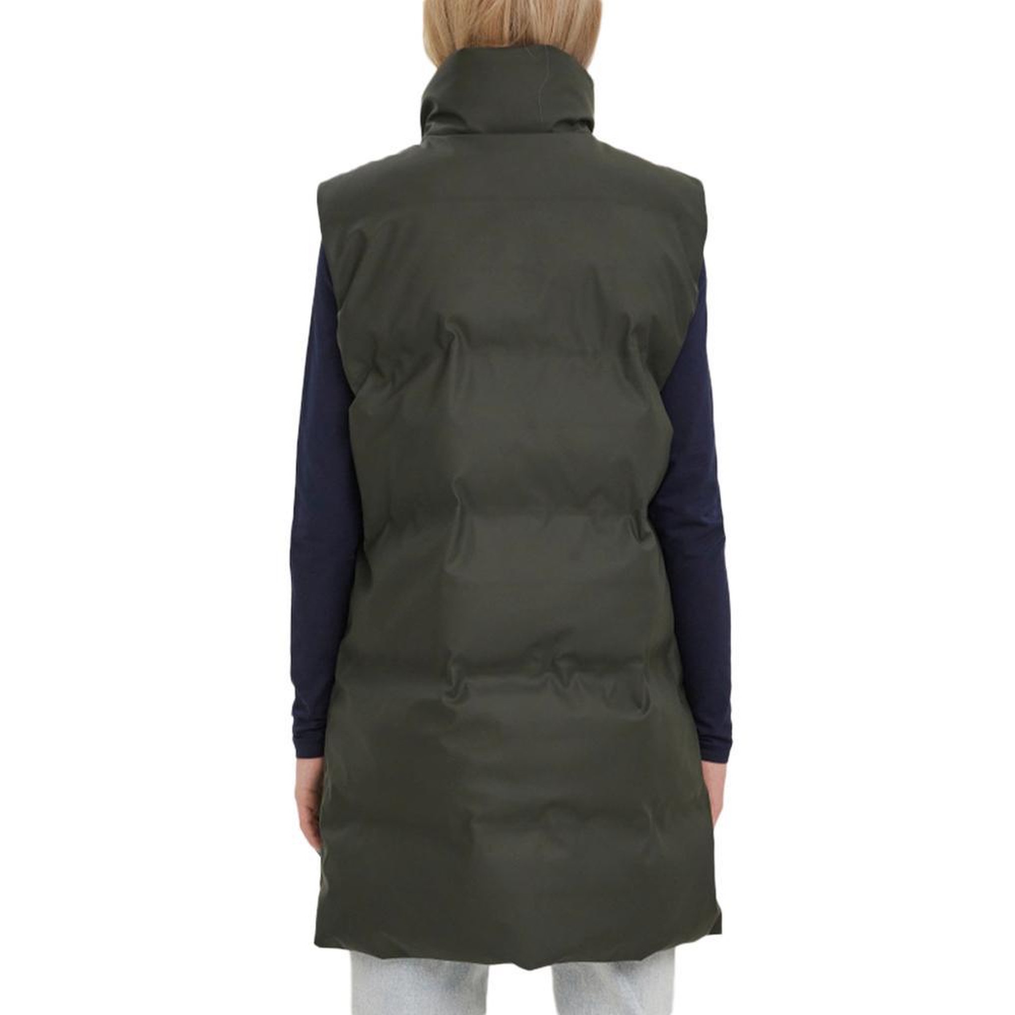 Voir la diapositive 2 : Vero Moda Doudoune sans manche Kaki Femme Vero Moda Coated