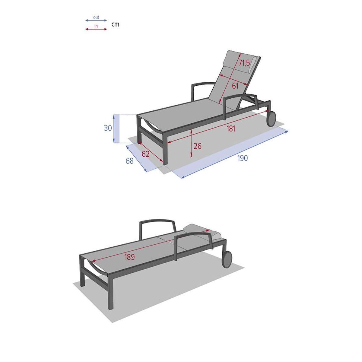 HESPERIDE Transat en texaline Ocala Anthracite/Graphite - Hespéride