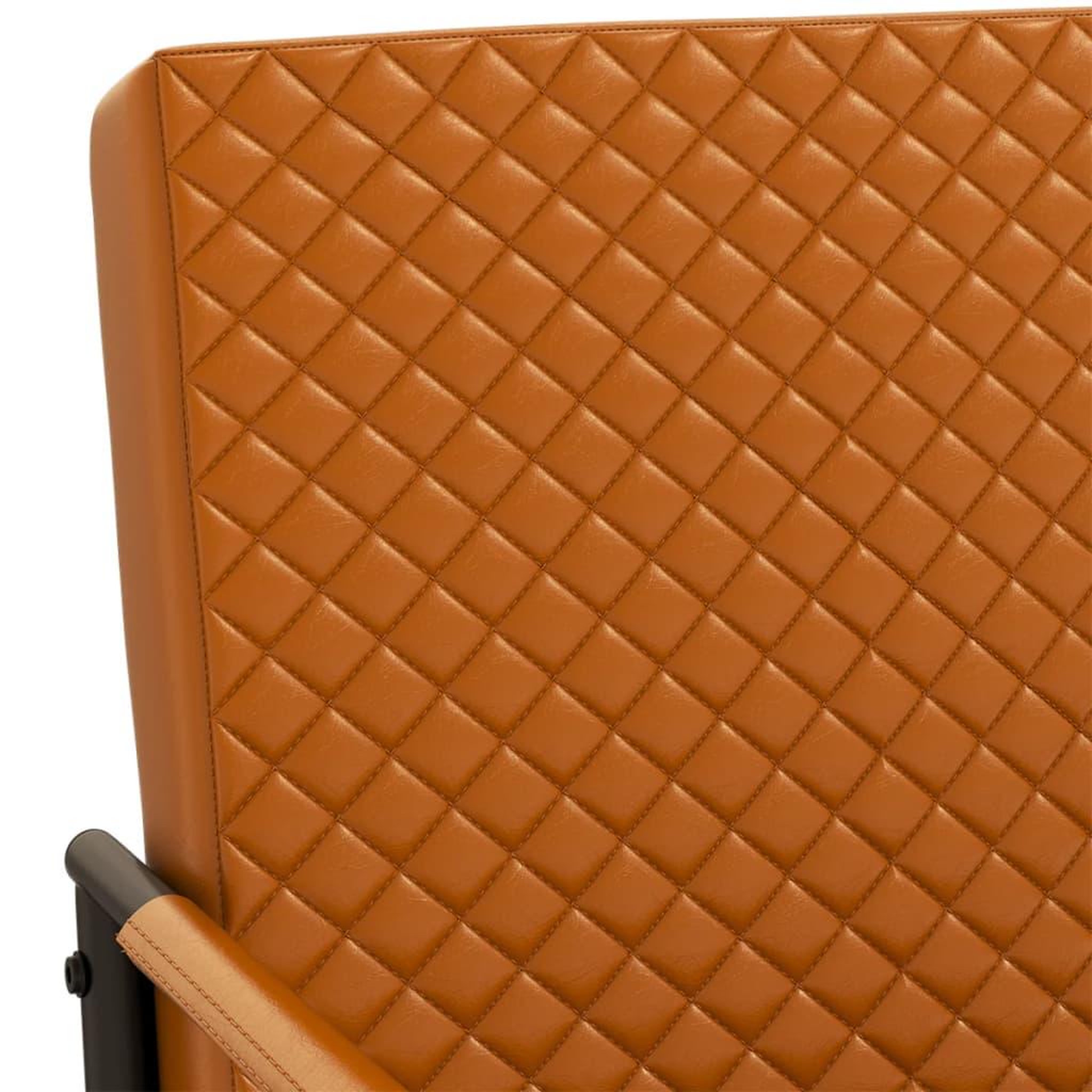 Voir la diapositive 5 : VIDAXL Chaise cantilever Marron Similicuir
