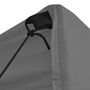 Voir la diapositive 5 : VIDAXL Tente de reception pliable avec 4 parois 2x2 m Acier Anthracite