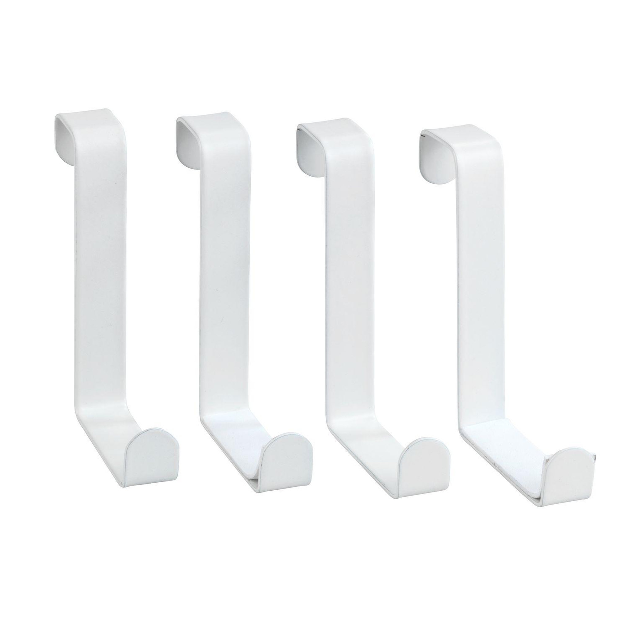 Wenko 4 crochets accroche-serviettes de porte celano - blanc