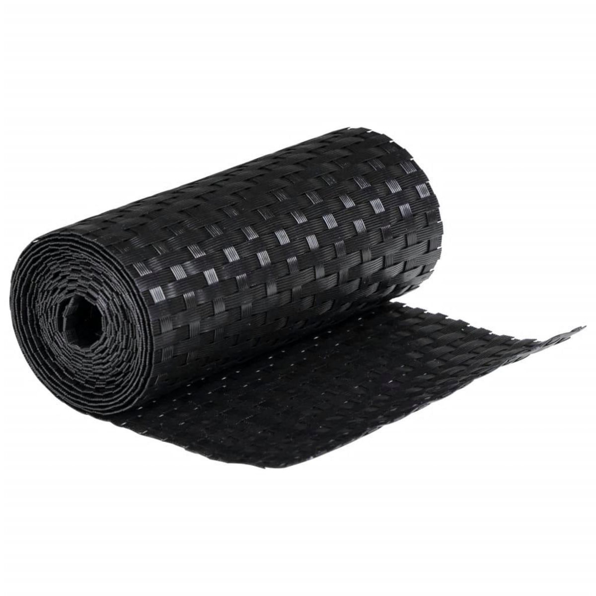 VIDAXL Paravents de balcon 10 pcs noir 255x19 cm resine tressee