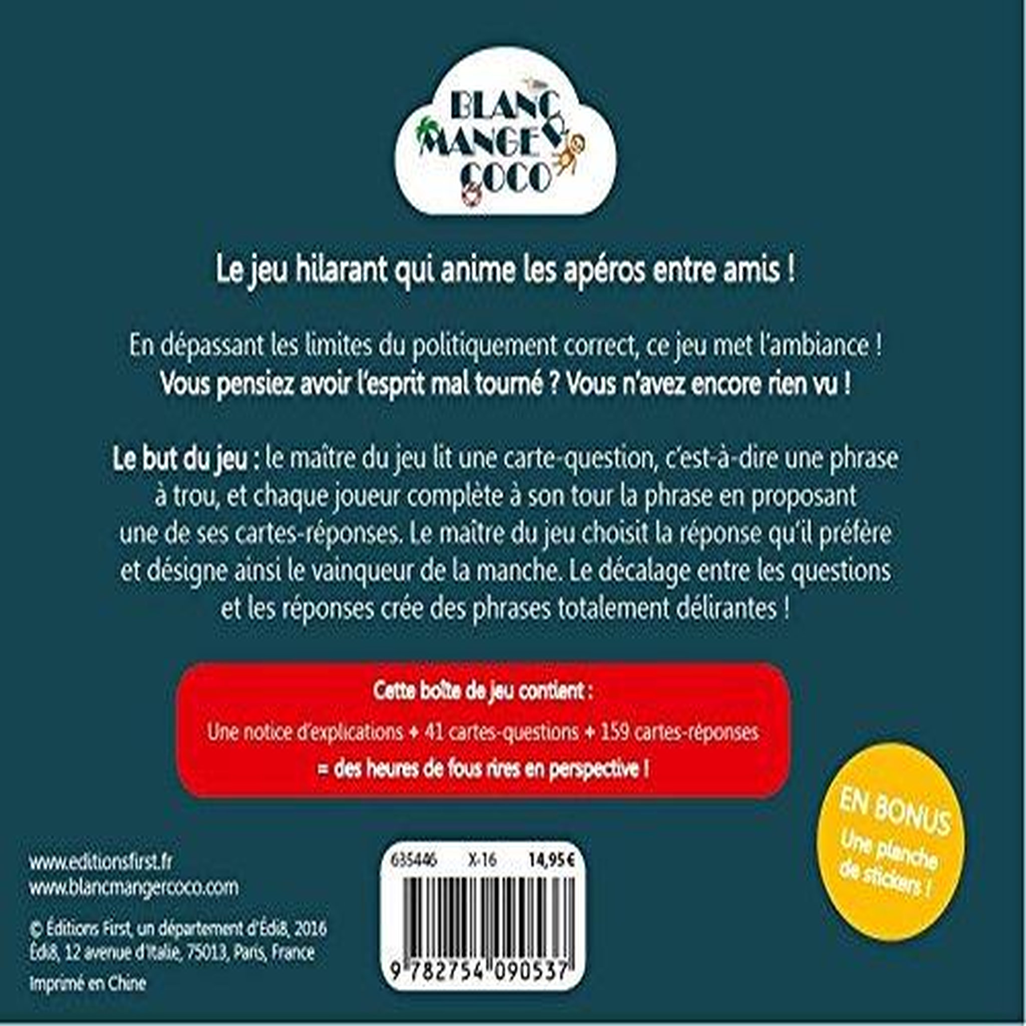 Voir la diapositive 2 : FIRST - Blanc Manger Coco