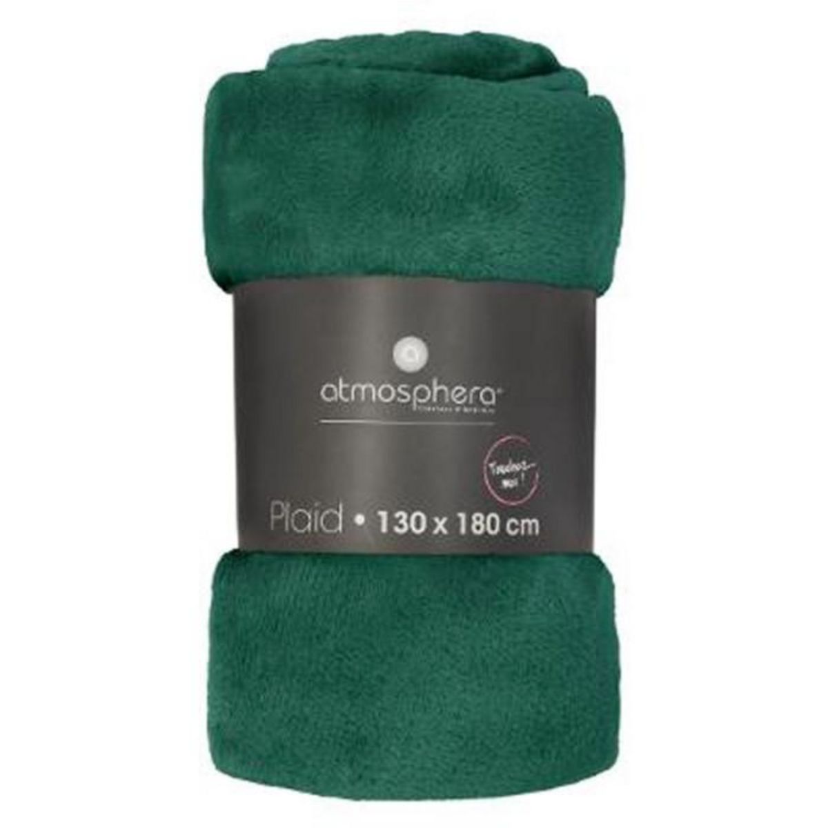 ATMOSPHERA Grand plaid en Flanelle uni