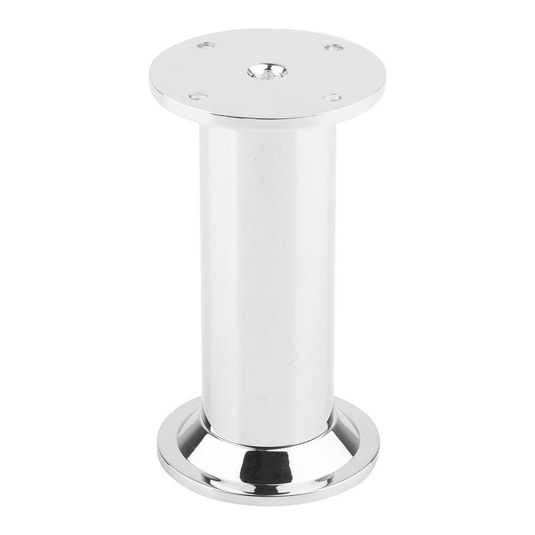 CENTRALE BRICO Pied de meuble fa004 100 mm réglable chrome brillant