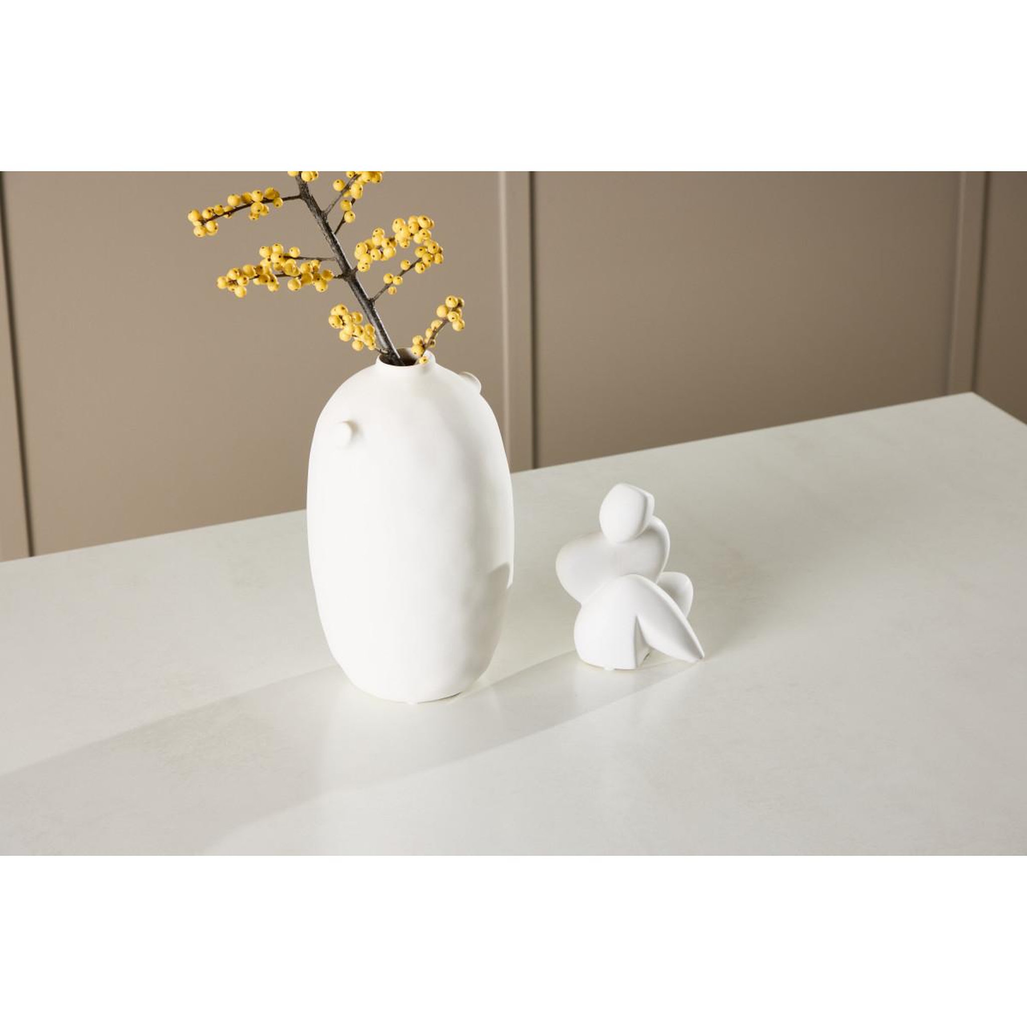 Voir la diapositive 6 : Paris Prix Table basse en verre  ester  120cm blanc