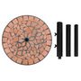 Voir la diapositive 5 : VIDAXL Base de parasol terre cuite rond 12 kg