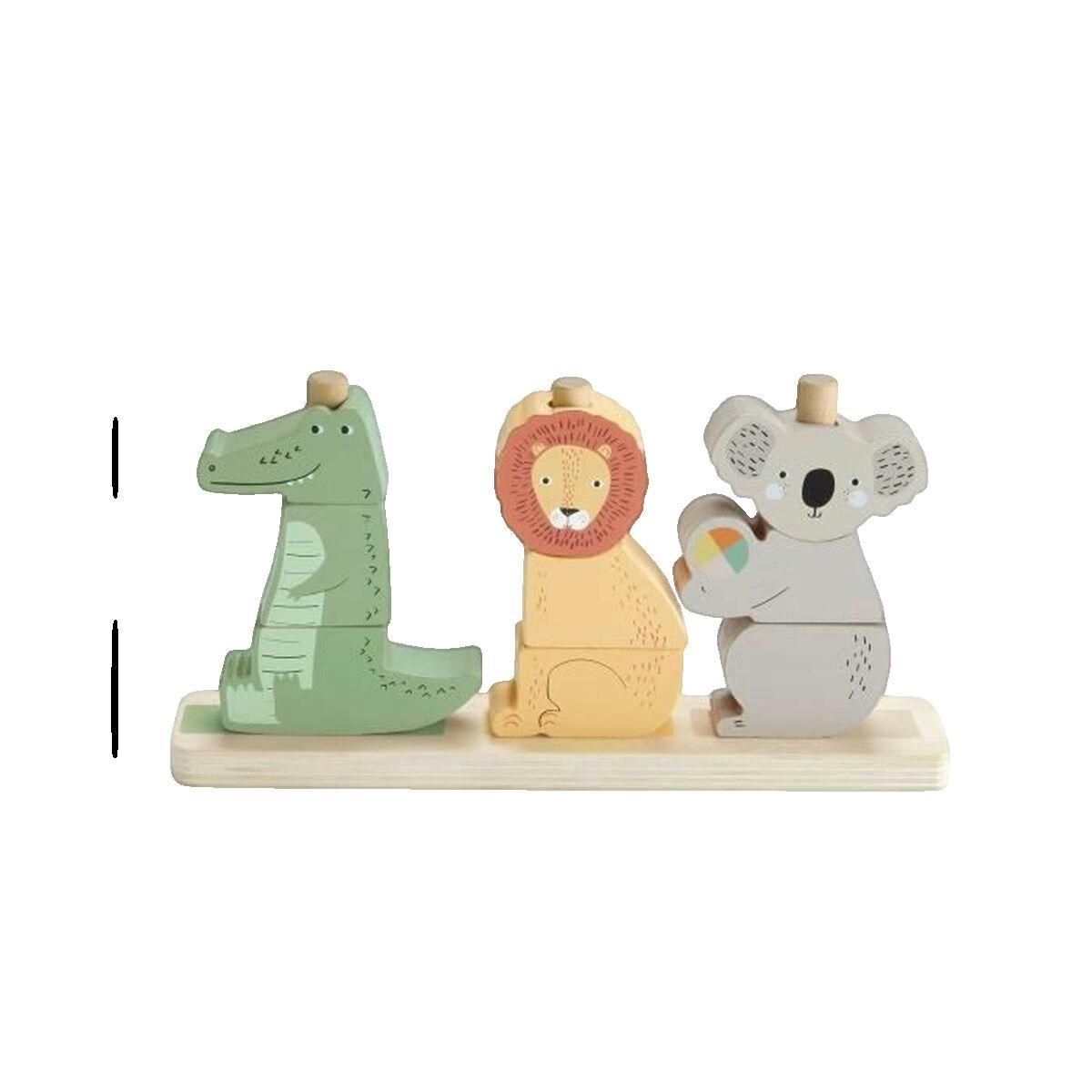 Fischer Jeu d'éveil fischer Animaux en Bois à Empiler et Trier