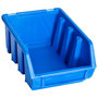 Voir la diapositive 2 : VIDAXL Bacs de rangement empilables 20 pcs bleu plastique