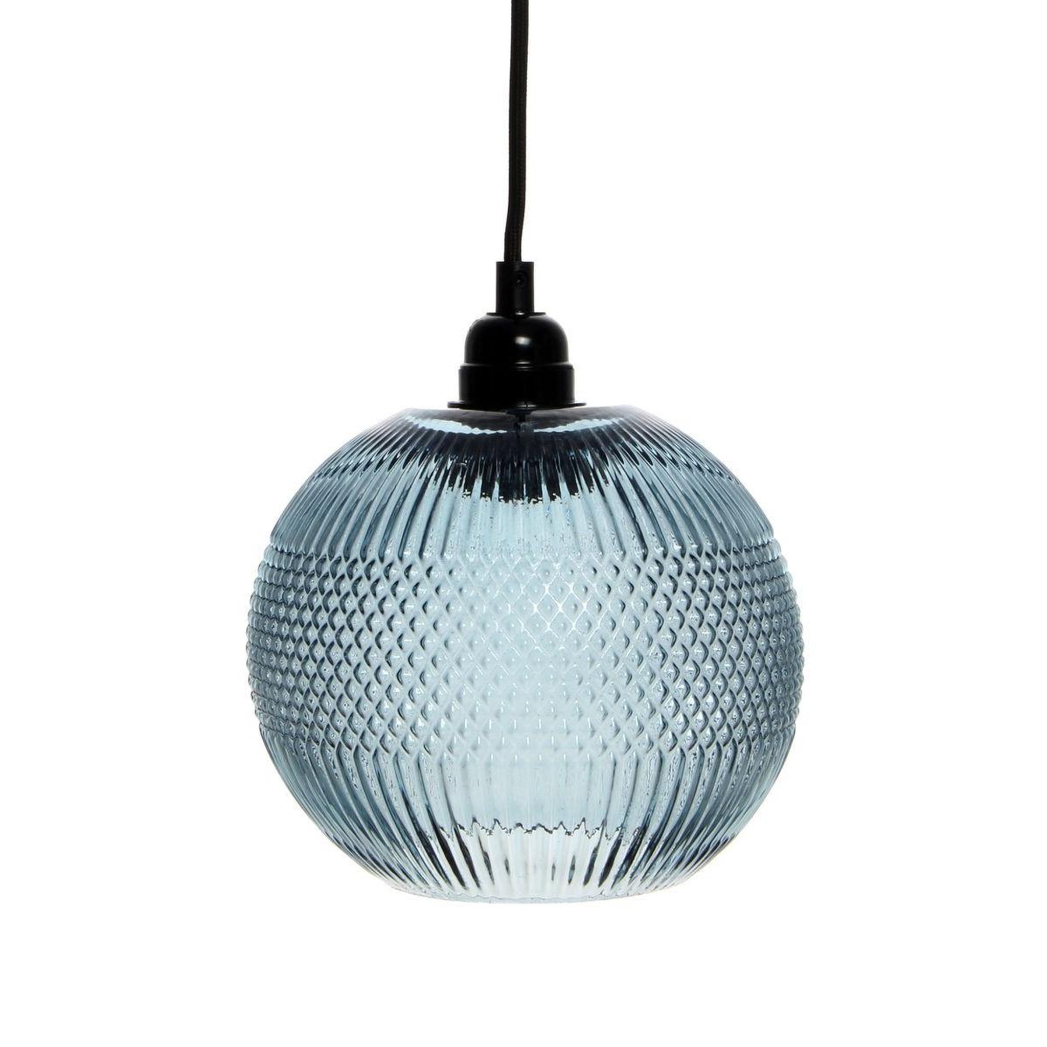 Paris Prix Lampe Suspension en Verre  Proxima  21cm Bleu