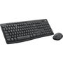 Voir la diapositive 1 : Logitech Logitech MK295 Silent Wireless Combo clavier Souris incluse USB QWERTY US International Graphite