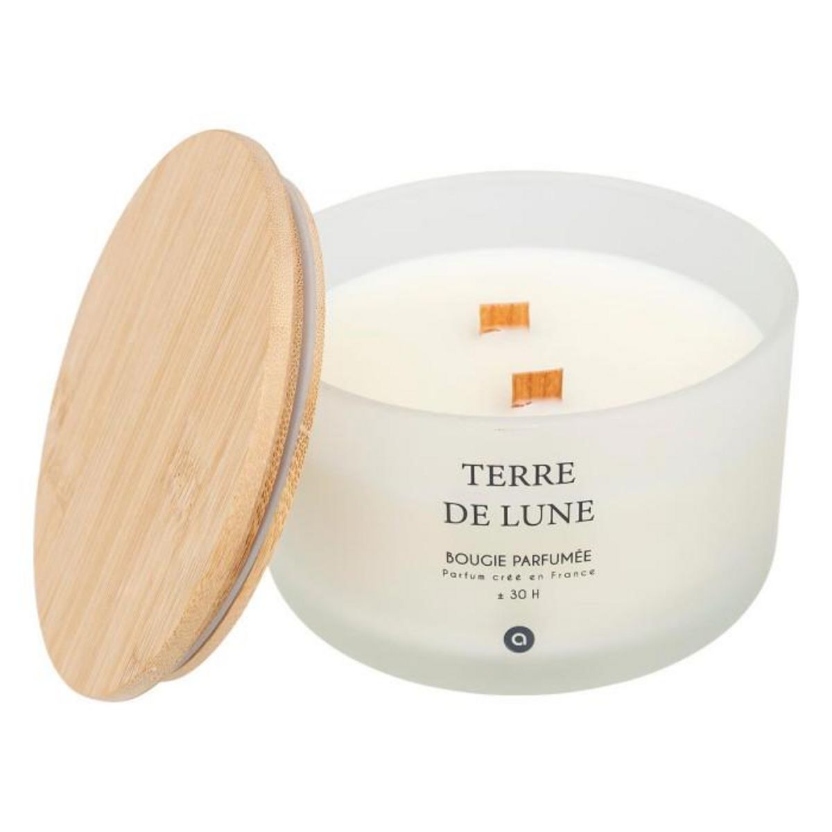 ATMOSPHERA Bougie Parfumée en Verre  Sana  420g Terre de Lune