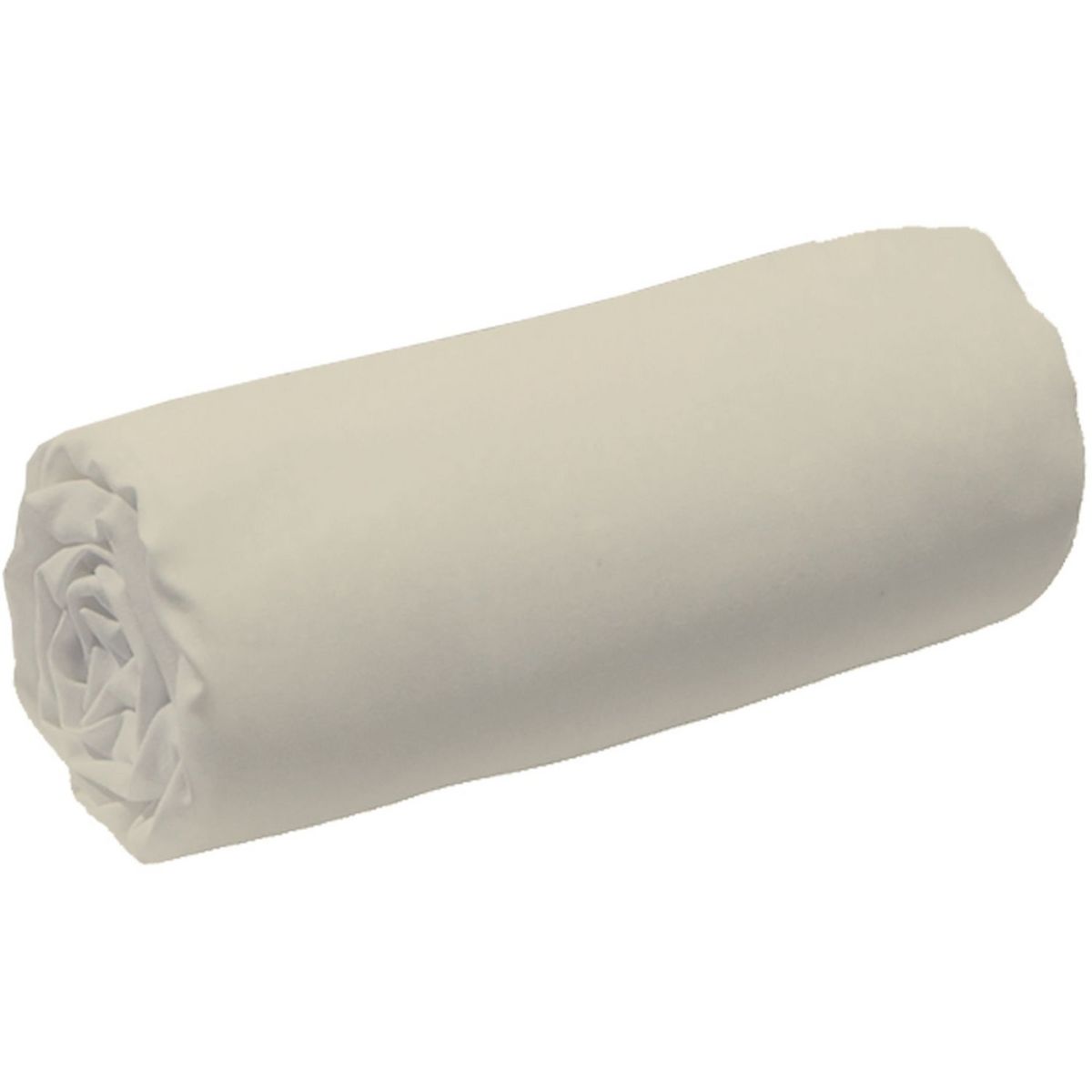 Drap housse uni en coton percale