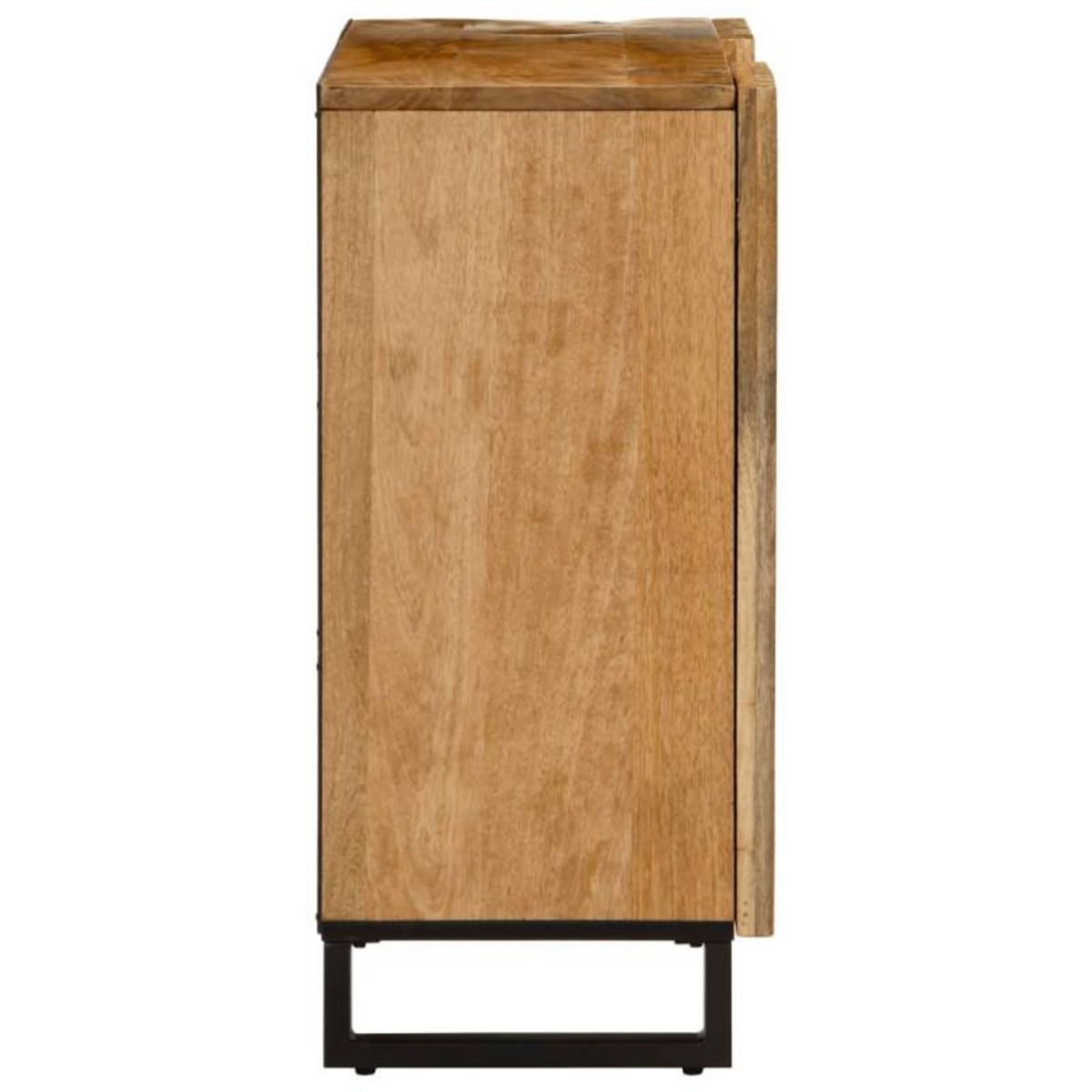 VIDAXL Buffet 90x34x75 cm bois de manguier massif brut
