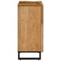 Voir la diapositive 3 : VIDAXL Buffet 90x34x75 cm bois de manguier massif brut