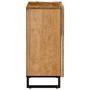 Voir la diapositive 3 : VIDAXL Buffet 90x34x75 cm bois de manguier massif brut